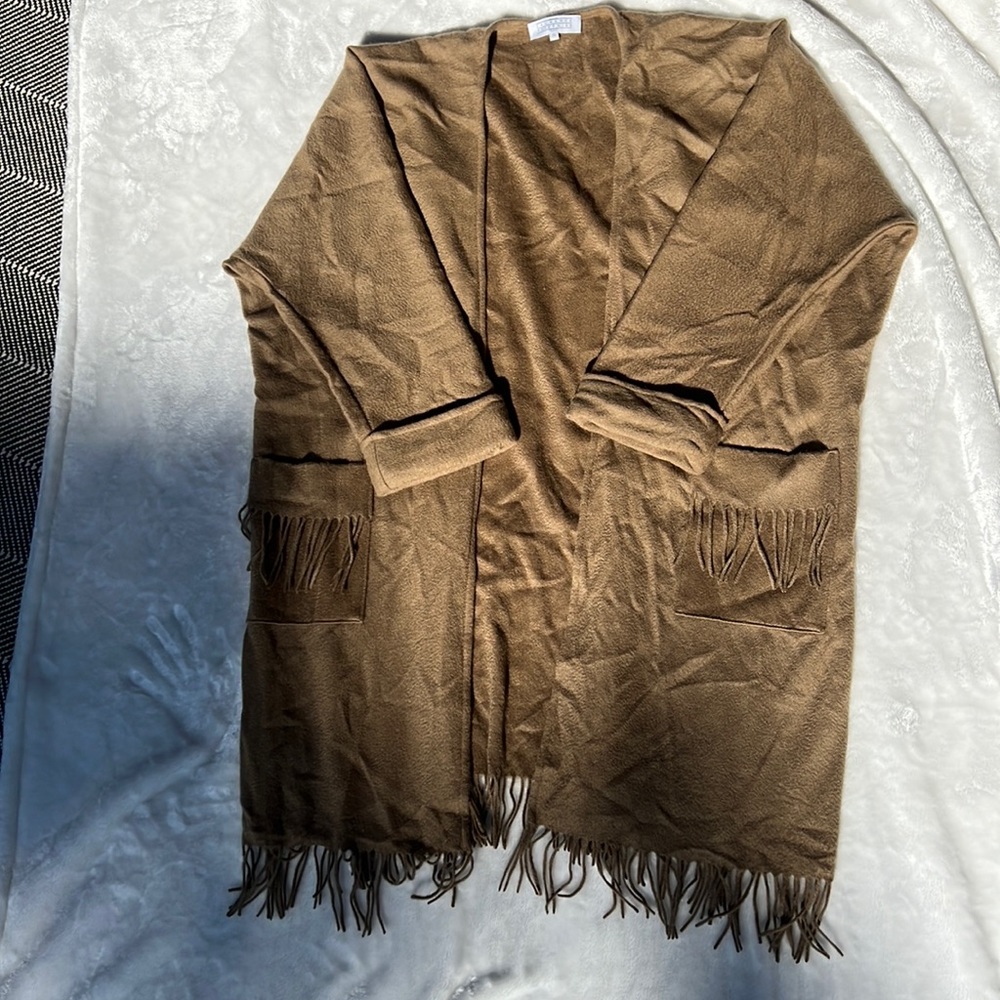 Laurence Tavernier 100% Cashmere, Fringed Jacket